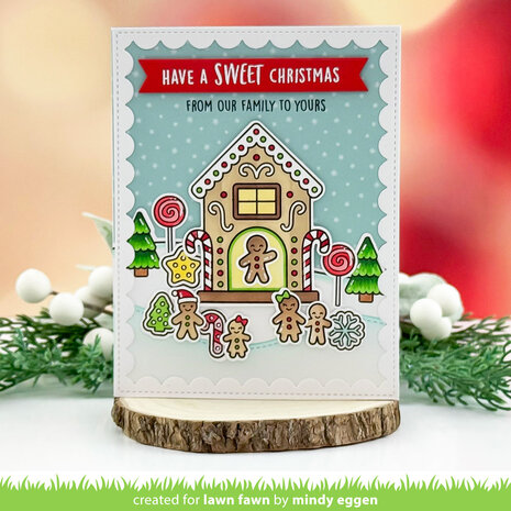 Lawn Fawn Gingerbread House Clear Stamps (LF4256) Lawn Fawn Gingerbread House Clear Stamps (LF4256)