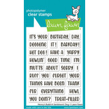 Lawn Fawn Henry's Build-A-Sentiment Dog Clear Stamps (LF4264)