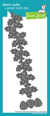 Lawn Fawn Pinecone And Leaves Border Lawn Cuts Dies (LF4271) Lawn Fawn Pinecone And Leaves Border Lawn Cuts Dies (LF4271)