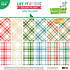 Let It Shine Holiday Plaids 12x12 Inch Collection Pack (LF4248)