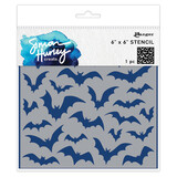 Ranger Simon Hurley create. Stencils 6x6 Inch Bat Brigade (HUS94234)