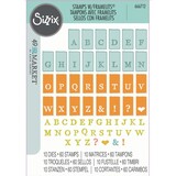 Sizzix Framelits Die w/Stamps by 49 and Market A5 Tab Stamp Alpha (60+10pcs) (666712)