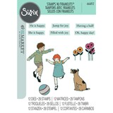 Sizzix Framelits Die w/Stamps by 49 and Market Play Time (29+12pcs) (666812)