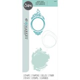 Sizzix Layered Stamps by 49 and Market Artsy Regal Frame (3pcs) (666631) (OUTLET)