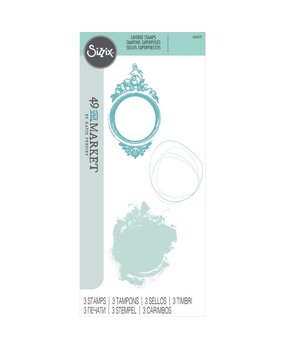 Sizzix Layered Stamps by 49 and Market Artsy Regal Frame (3pcs) (666631) (OUTLET)