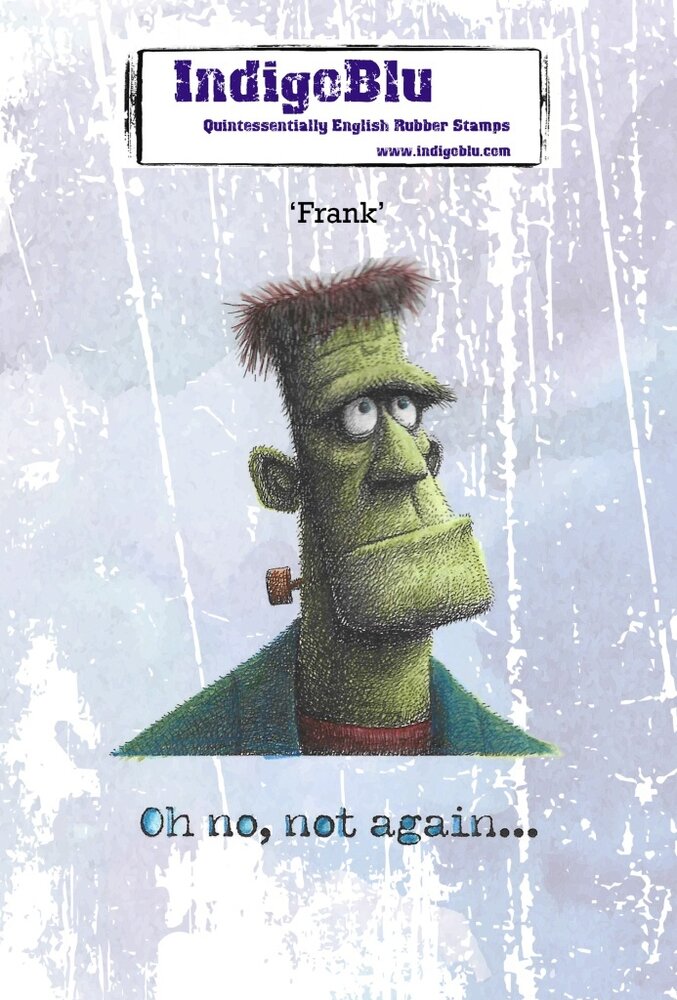 IndigoBlu Frank A6 Red Rubber Stamp (IND1588) IndigoBlu Frank A6 Red Rubber Stamp (IND1588)