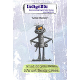 IndigoBlu Little Mummy A6 Red Rubber Stamp (IND1591)