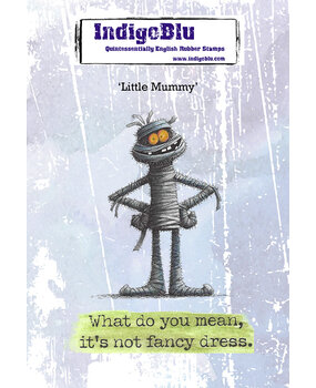 IndigoBlu Little Mummy A6 Red Rubber Stamp (IND1591)