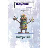 IndigoBlu Surprise A6 Red Rubber Stamp (IND1592)