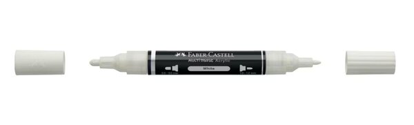 Faber Castell Acrylmarker Multimark 101 Wit (FC-185901) Faber Castell Acrylmarker Multimark 101 Wit (FC-185901)