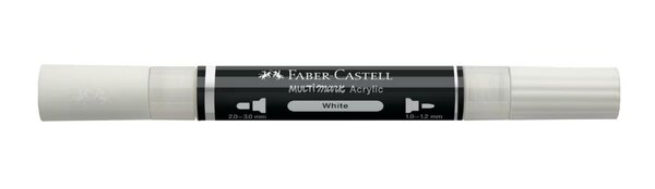 Faber Castell Acrylmarker Multimark 101 Wit (FC-185901) Faber Castell Acrylmarker Multimark 101 Wit (FC-185901)