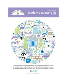 Doodlebug Design Snow Much Fun Shadow Box Kit (8395) (OUTLET)