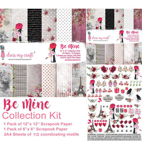 Dress My Craft Be Mine Collection Kit (DMCP2586) (OUTLET) Dress My Craft Be Mine Collection Kit (DMCP2586) (OUTLET)