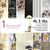 Dress My Craft Mr. & Mrs 12x12 Inch Paper Pad (DMCP2520) (OUTLET)
