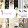 Dress My Craft Mr. & Mrs 6x6 Inch Paper Pad (DMCP2531) (OUTLET) Dress My Craft Mr. & Mrs 6x6 Inch Paper Pad (DMCP2531) (OUTLET)
