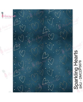 Dress My Craft Transfer Me Sparkling Hearts (DMCDP5678) (OUTLET)