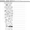 Simple and Basic Lines & Icons A6+ Clear Stamp (SBC229)