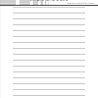 Simple and Basic Lines A6+ Clear Stamp (SBC228)