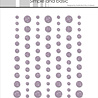 Simple and Basic Glitter Enamel Dots Heather (77pcs) (SBA112)