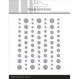 Simple and Basic Glitter Enamel Dots Concrete (77pcs) (SBA111)