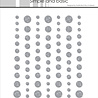 Simple and Basic Glitter Enamel Dots Concrete (77pcs) (SBA111)