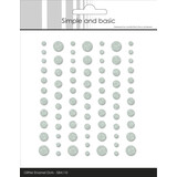 Simple and Basic Glitter Enamel Dots Eucalyptus (77pcs) (SBA110)