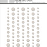 Simple and Basic Glitter Enamel Dots Beige (77pcs) (SBA108)