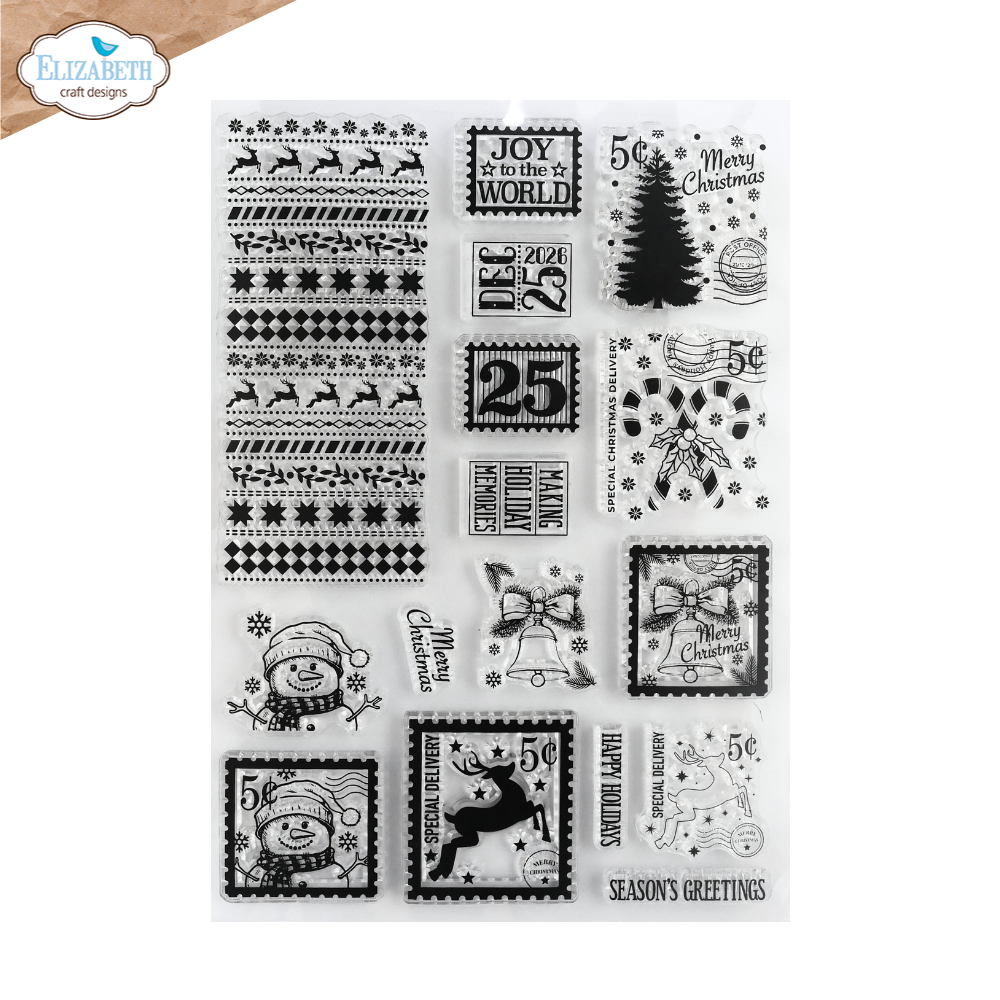Elizabeth Craft Designs Comfy Cozy Stamps Seasonal Postage by Everyday Memories (CS466) Elizabeth Craft Designs Comfy Cozy Stamps Seasonal Postage by Everyday Memories (CS466)