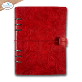 Elizabeth Craft Designs Comfy Cozy Memory Binder Festive Red Embossed by Everyday Memories (MB006)