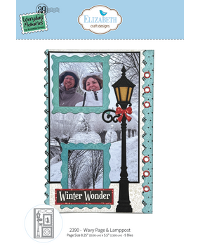 Elizabeth Craft Designs Comfy Cozy Die Wavy Page & Lamppost by Everyday Memories (2390) Elizabeth Craft Designs Comfy Cozy Die Wavy Page & Lamppost by Everyday Memories (2390)