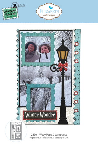 Elizabeth Craft Designs Comfy Cozy Die Wavy Page & Lamppost by Everyday Memories (2390) Elizabeth Craft Designs Comfy Cozy Die Wavy Page & Lamppost by Everyday Memories (2390)