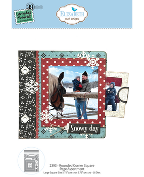 Elizabeth Craft Designs Comfy Cozy Die Rounded Corner Square Page Assortment by Everyday Memories (2393) Elizabeth Craft Designs Comfy Cozy Die Rounded Corner Square Page Assortment by Everyday Memories (2393)