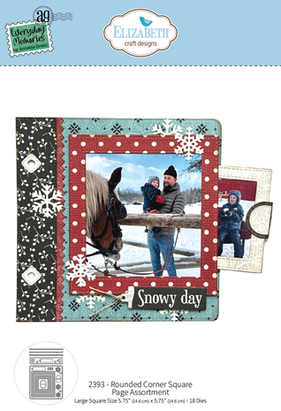 Elizabeth Craft Designs Comfy Cozy Die Rounded Corner Square Page Assortment by Everyday Memories (2393) Elizabeth Craft Designs Comfy Cozy Die Rounded Corner Square Page Assortment by Everyday Memories (2393)