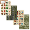 Elizabeth Craft Designs Comfy Cozy A5 Patterned Cardstock Everyday Ephemera 3 by Everyday Memories (PS05) Elizabeth Craft Designs Comfy Cozy A5 Patterned Cardstock Everyday Ephemera 3 by Everyday Memories (PS05)