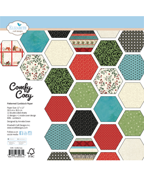 Elizabeth Craft Designs Comfy Cozy 12x12 Inch Patterned Cardstock by Everyday Memories (C045) Elizabeth Craft Designs Comfy Cozy 12x12 Inch Patterned Cardstock by Everyday Memories (C045)