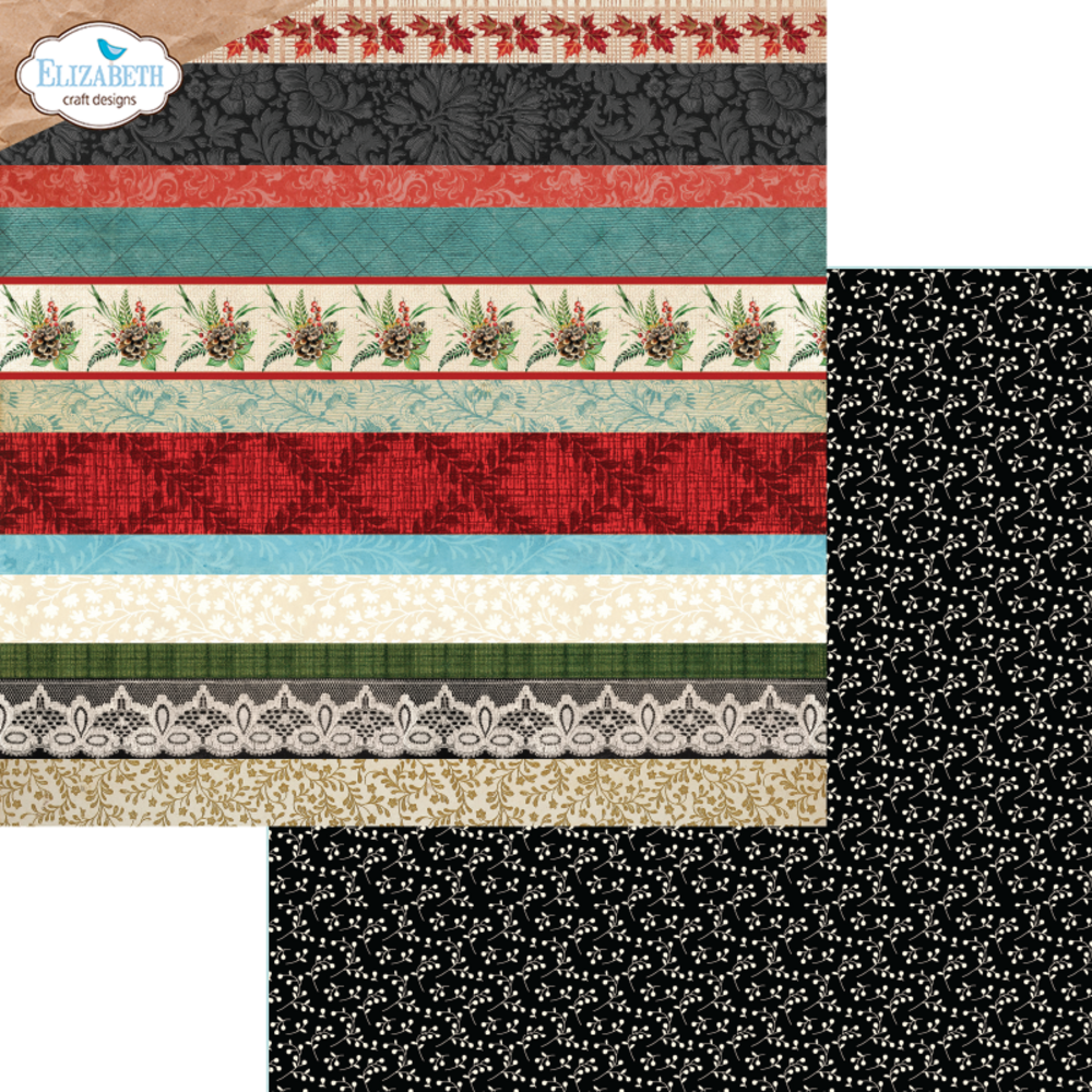 Elizabeth Craft Designs Comfy Cozy 12x12 Inch Patterned Cardstock by Everyday Memories (C045) Elizabeth Craft Designs Comfy Cozy 12x12 Inch Patterned Cardstock by Everyday Memories (C045)