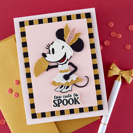 Spellbinders Classic Mouse Costume Party Stamp & Die Set Trick-or-Treat Sentiments (SDS-240) Spellbinders Classic Mouse Costume Party Stamp & Die Set Trick-or-Treat Sentiments (SDS-240)