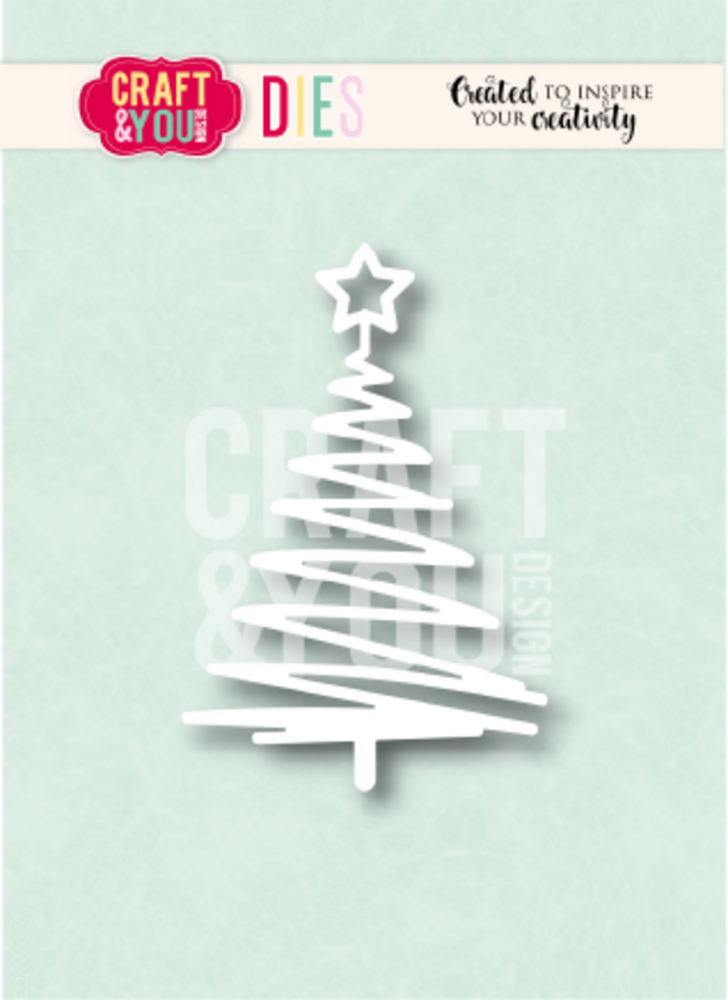 Craft & You Design Christmas Tree Zig Zag Dies (CW427) Craft & You Design Christmas Tree Zig Zag Dies (CW427)