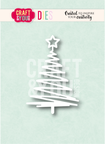 Craft & You Design Christmas Tree Zig Zag Dies (CW427) Craft & You Design Christmas Tree Zig Zag Dies (CW427)