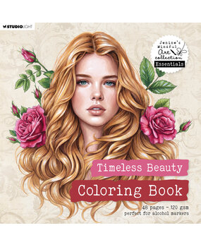 Studio Light Timeless Beauty 8x8 Inch Coloring Book (JMA-ES-CB18)