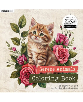 Studio Light Serene Animals 8x8 Inch Coloring Book (JMA-ES-CB19)