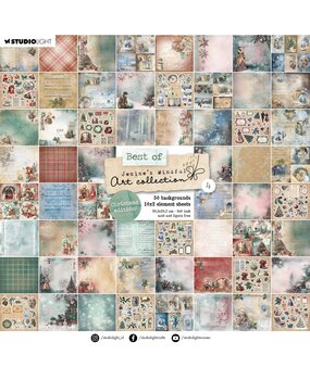 Studio Light Best of 4 8x8 Inch Die-cut Paper Pad (JMA-ES-DCPP503)