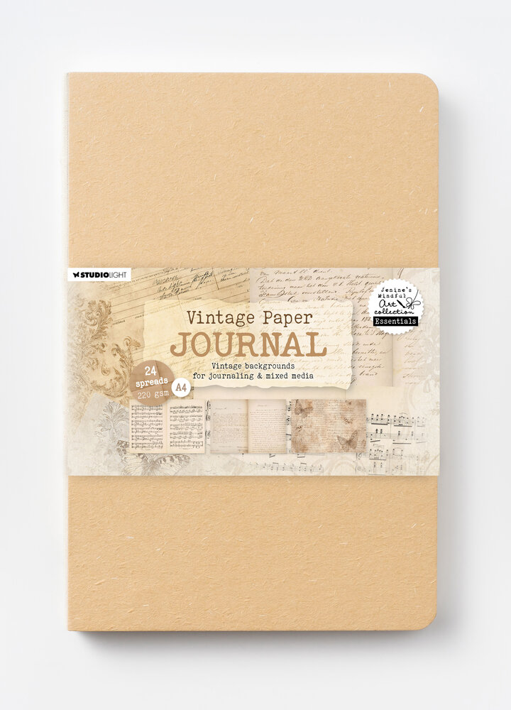 Studio Light Vintage Backgrounds A4 Journal (JMA-ES-JOUR33) Studio Light Vintage Backgrounds A4 Journal (JMA-ES-JOUR33)