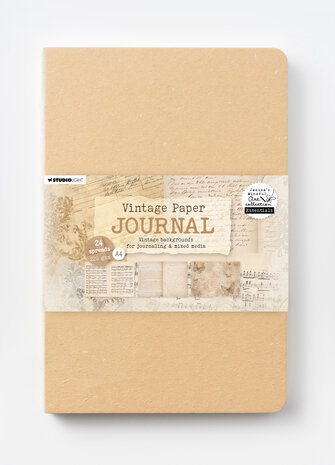 Studio Light Vintage Backgrounds A4 Journal (JMA-ES-JOUR33) Studio Light Vintage Backgrounds A4 Journal (JMA-ES-JOUR33)