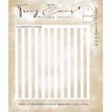 Tracy Evans Stripes 6x6 Inch Stencil (ST012)