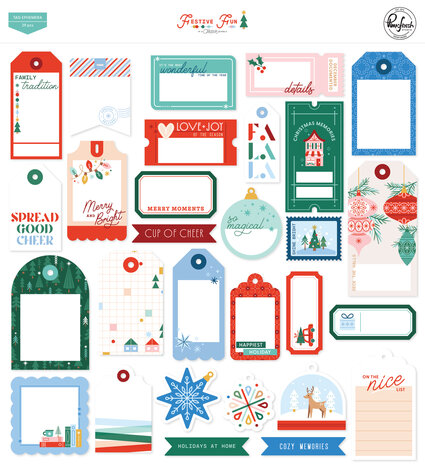 Pinkfresh Studio Festive Fun Tag Ephemera (29pcs) by Geralyn Sy (336326) Pinkfresh Studio Festive Fun Tag Ephemera (29pcs) by Geralyn Sy (336326)