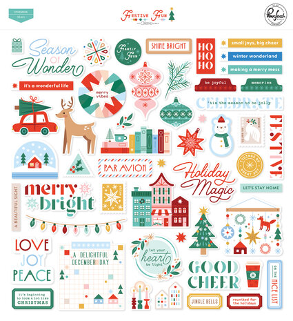 Pinkfresh Studio Festive Fun Ephemera (52pcs) by Geralyn Sy (336126) Pinkfresh Studio Festive Fun Ephemera (52pcs) by Geralyn Sy (336126)