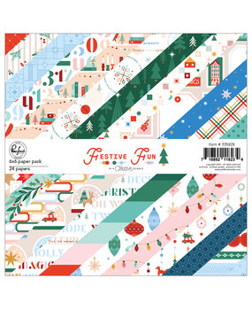 Pinkfresh Studio Festive Fun 6x6 Paper Pack Double-Sided (24pcs) by Geralyn Sy (335926)