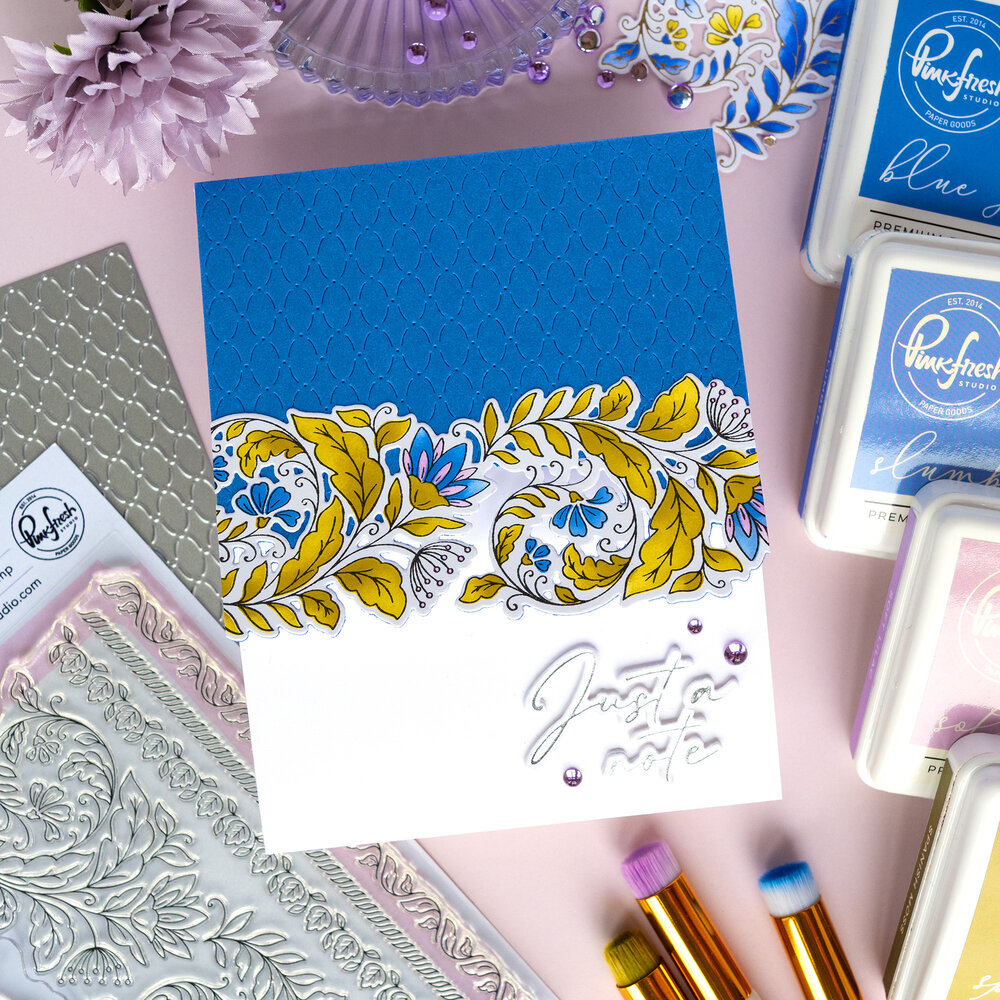 Pinkfresh Studio The Simple Things Stamp Cottage Flourish (339226) Pinkfresh Studio The Simple Things Stamp Cottage Flourish (339226)