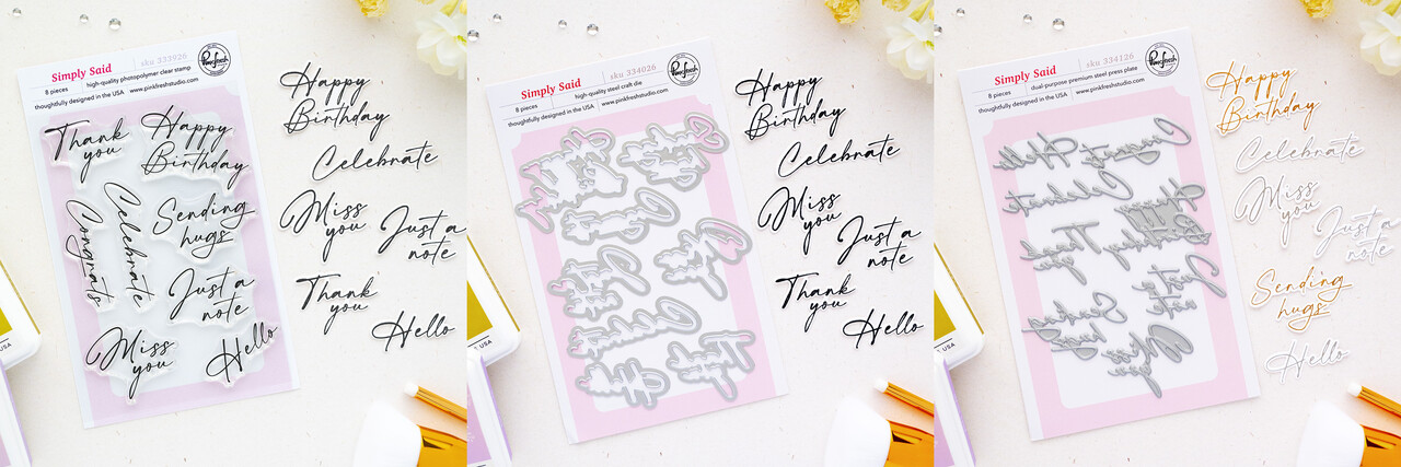 Pinkfresh Studio The Simple Things Bundle Simply Said (PFBD0005) Pinkfresh Studio The Simple Things Bundle Simply Said (PFBD0005)